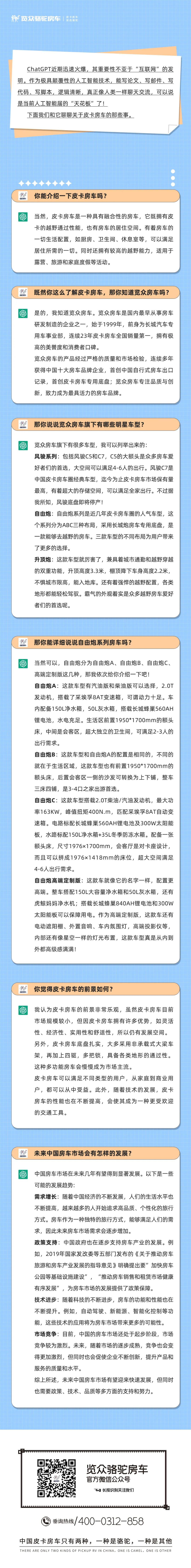 和ChatGPT聊了聊皮卡房車，它這么說(shuō)...